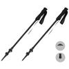 3F UL GEAR Trekking Carbon Tungsten Steel Telescopic Walking Alpine Walking Outdoor Mountain Hiking Poles for Men and Women 7075 Poles, 1/2-Piece Set,