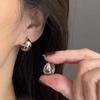 Серьги с холодным характером, минималистичный дизайн - Маленькие, эксклюзивные, высококачественные гвоздики в форме капли воды