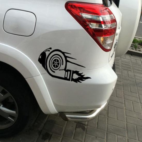 Стильная турбо-улитка, наклейка на мотоцикл, гоночный автомобиль, наклейка, светоотражающее украшение