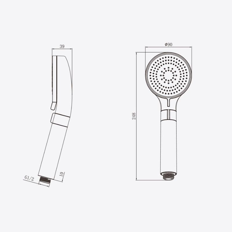 Xiaomi Регулируемая душевая насадка Youpin Diiib, экономия воды под высоким давлением