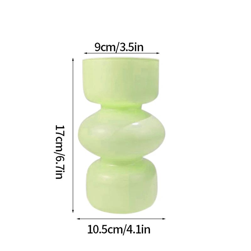 Современная розовая стеклянная ваза, гидропонные цветочные вазы, декоративная стеклянная ваза для цветов для домашнего офиса, декор стола, свадебные центральные украшения