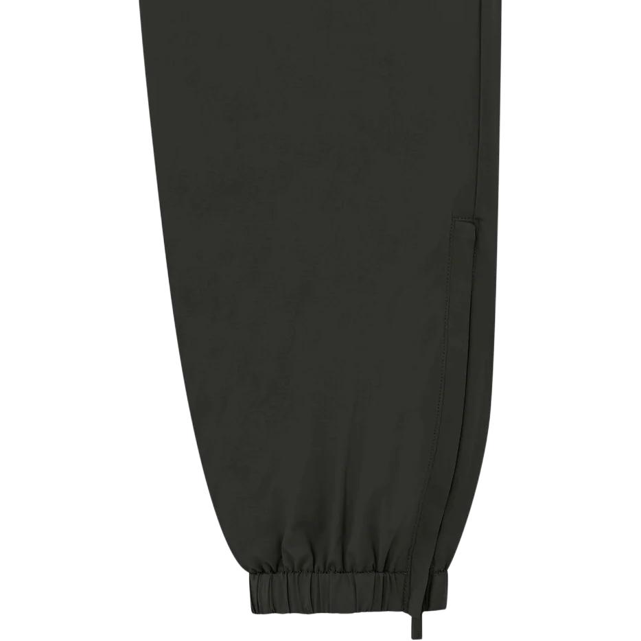 Fear of God Essentials Мужские утепленные спортивные брюки из нейлона SS23 с принтом логотипа и плотной теплой вязкой, цвет выцветший черный, FOG-SS23-026