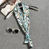Versatile Small Silk Scarf, Autumn And Winter Ol Women'S Double-Layer Satin Surface Small Scarf, Long Scarf Versatile Scarf