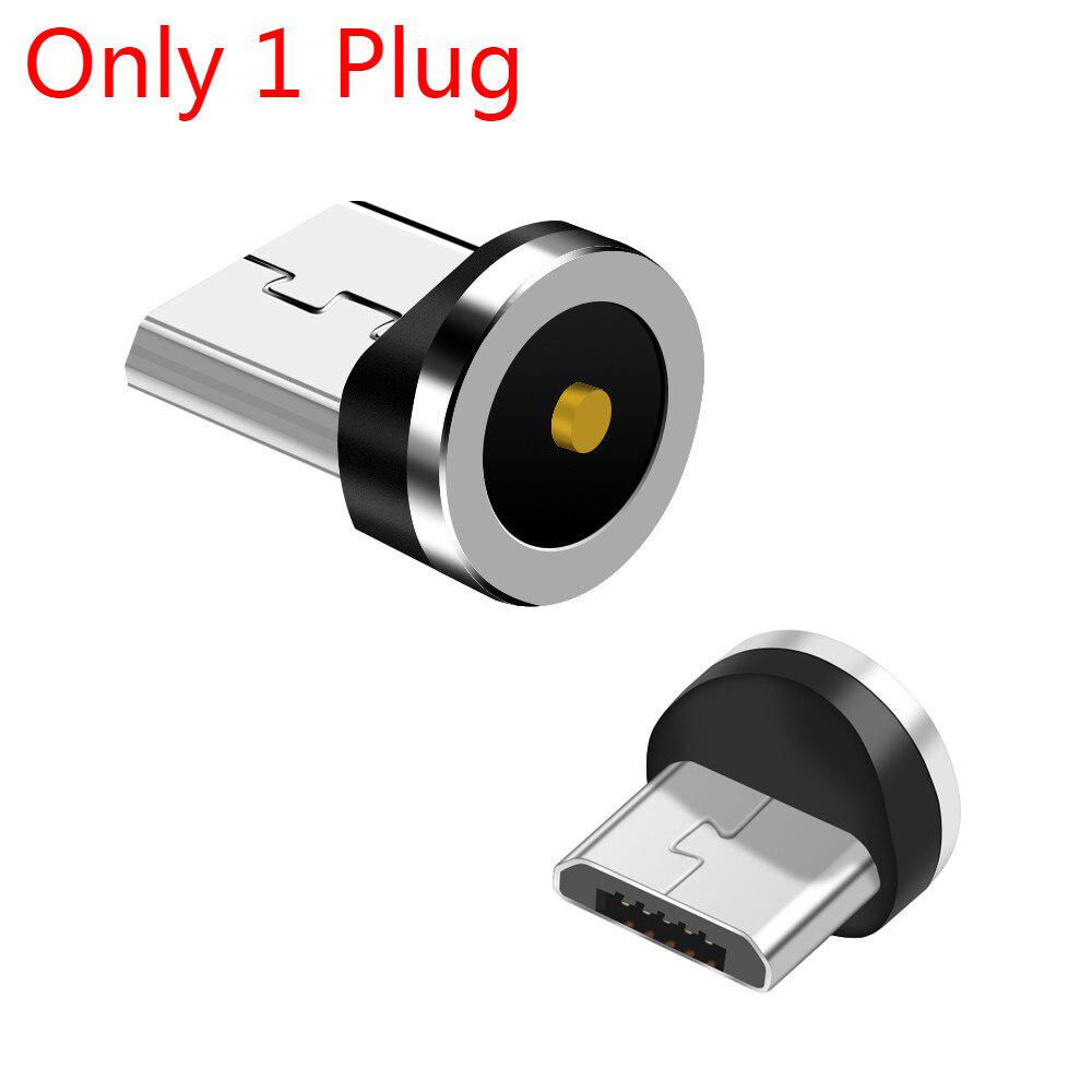 Круглый магнитный кабельный штекер Type C Micro USB C, 8-контактные вилки, адаптер для быстрой зарядки телефона, магнитный разъем Microusb Type-C для зарядного устройства