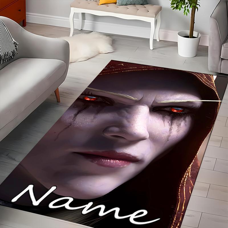 Custom personalization World of Warcraft Area Rug - Perfect For Kitchen, Bathroom,Laundry Room Decor Large Size Available,Gift All Seasons