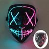 Wireless LED Purge Election Year Mask Halloween Easter Scary Cool Mask Decoration Halloween Purge Mascara Red Purge Led Mask