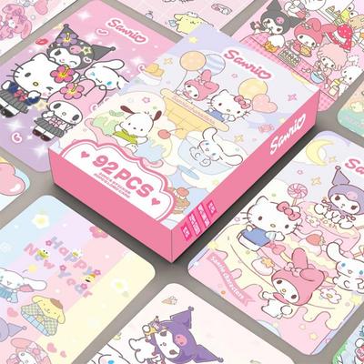 Товары-фотокарточки Sanrio LOMO Иллюстрации Фотокарточки 60 шт. + Мини-наклейки 32 шт., Вечеринка вер.2, 1 шт.