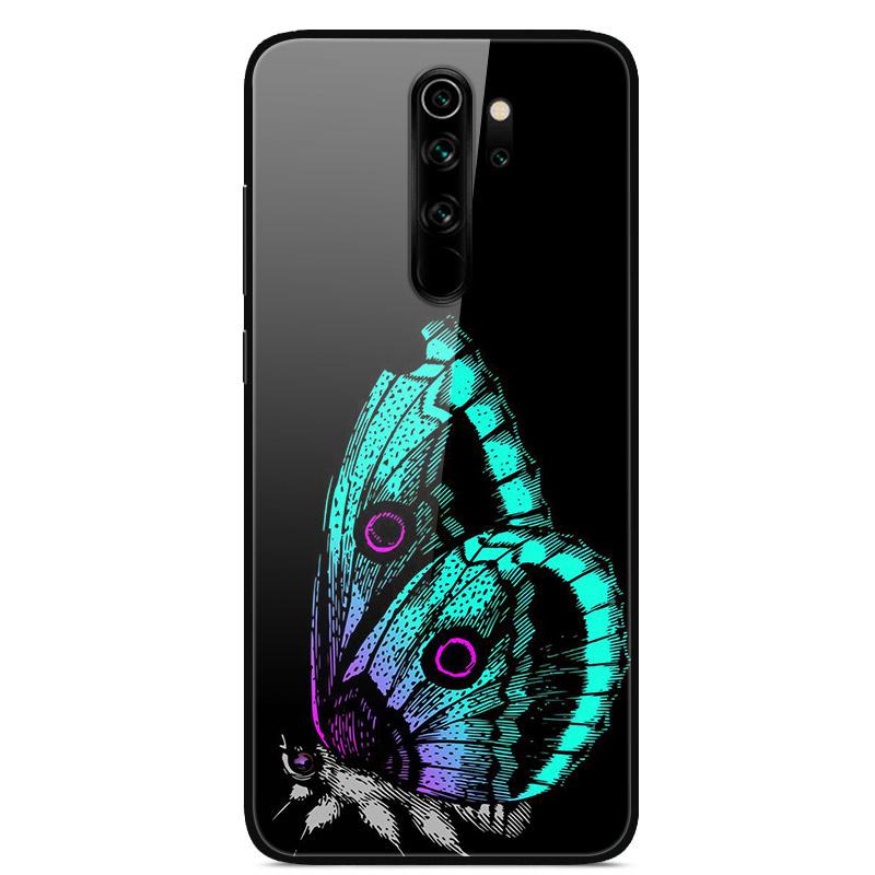 Для Xiaomi Redmi Note 8 Pro Чехол Закаленное Стекло Модный Милый Чехол для Телефона для Redmi Note 8 8T Note8 8Pro Задняя Крышка Funda Coque
