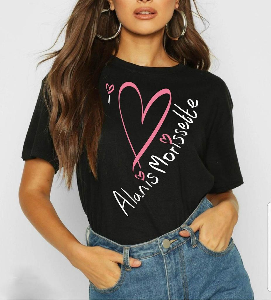 Alanis Morissette Tshirt 2025 Concert Uk I Love Alanis Morissette T Shirt
