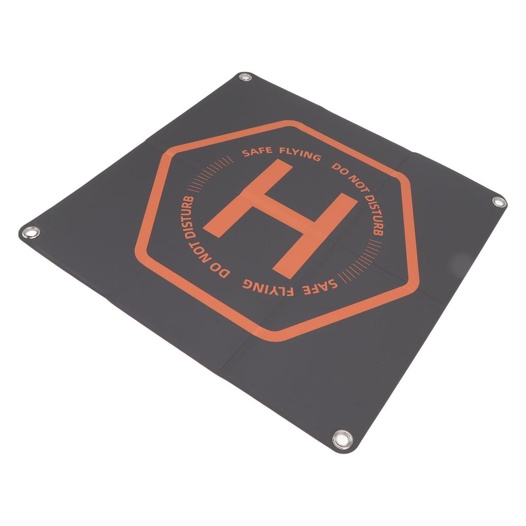 Площадка для посадки дрона, двухцветный предупреждающий слоган, дизайн, квадратная, 50 см, водонепроницаемая парковка для дрона