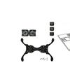 USB Dual Laptop Cooling Adjustable Fan Pad Foldable Slim Fans Cooler Stand