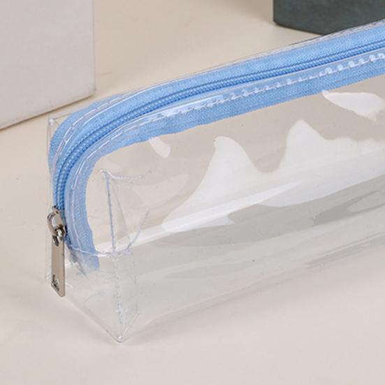 Прозрачная сумка для карандашей Портативная мешка на молнии