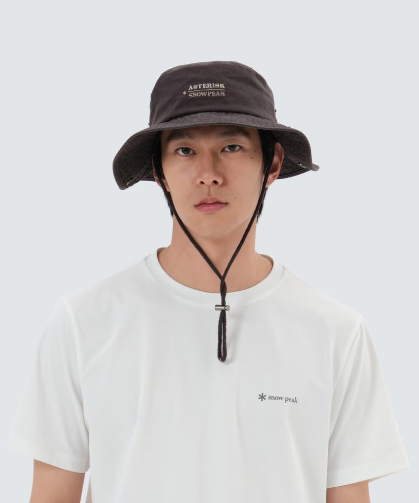 Шляпа-канотье SNOWPEAK APPAREL Kland (S25Sufha36) Древесный уголь