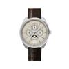 Masterworks Watch Quattro 004 Watch Made In Japan Quartz 40mm Leather Strap Watch Moon Phase Brown [MASTER WORKS] MW21SI-ACDBO8 Men's Men's