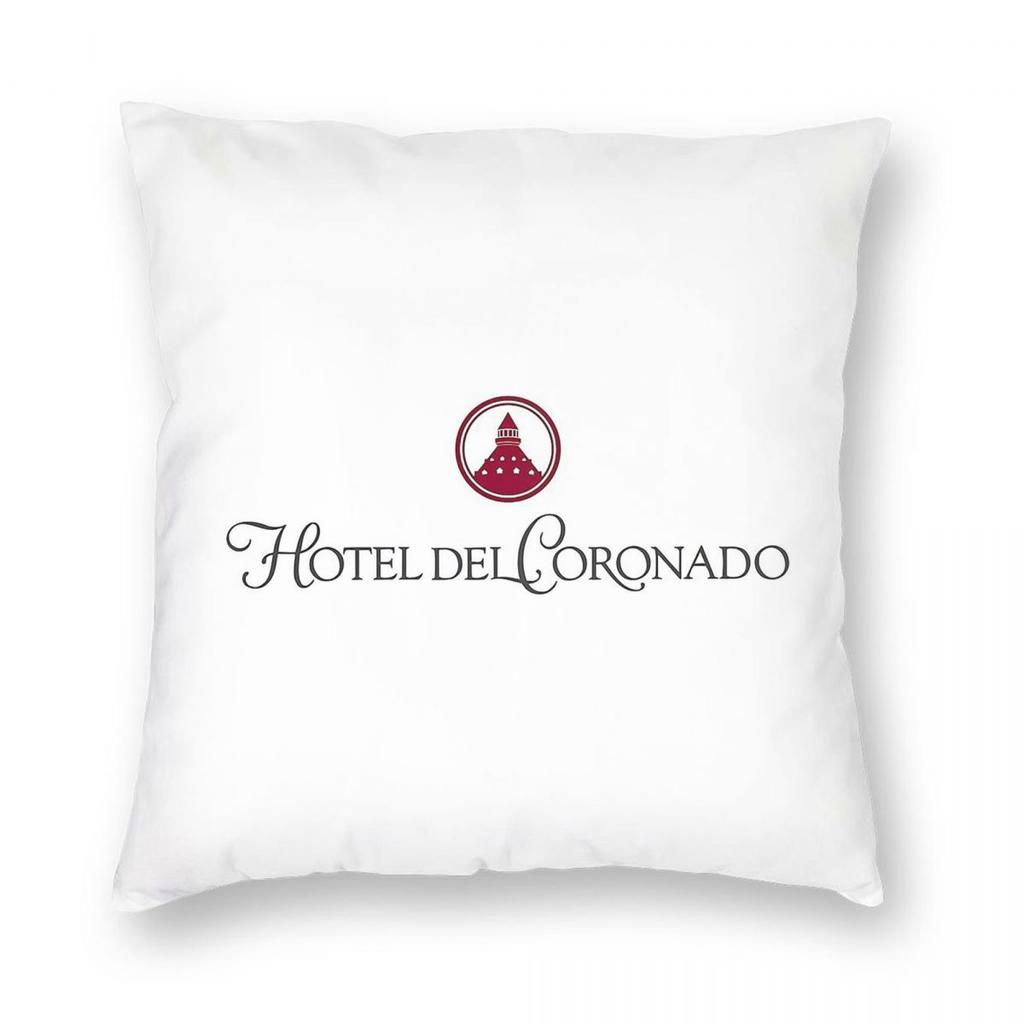 Hotel Del Coronado California Pillowcase Polyester Linen Velvet Pattern Zip Decor Throw Pillow Case Home Cushion Cover