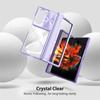 Прозрачный чехол для телефона с защитой шарниров для Samsung Z Fold 6 5 Fold6 Fold5 5G противоударный прозрачный акриловый защитный чехол