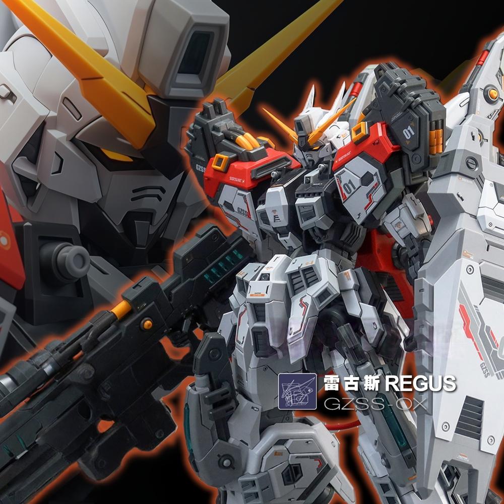 Zza Gzss-Ox01 Регус Сборная модель 1/100 Gus Gzss-Ox Фигурки Действия ABS Коллекция Статуя Модель Игрушки для Детей Фигурка Хобби Подарки