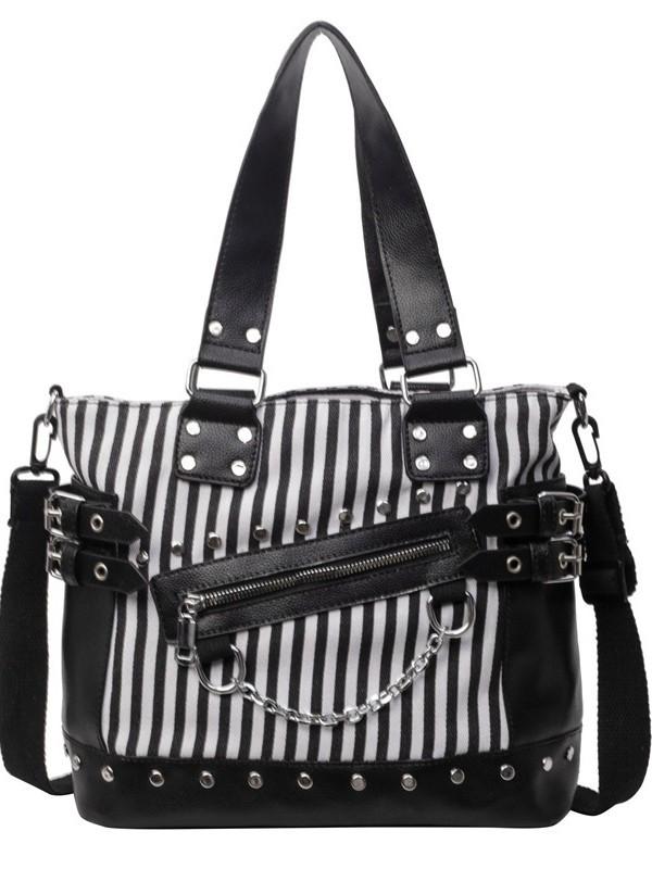 2025 Женская Высококлассная Модная Сумка-Тоут на Плечо с Заклепками