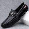 Мягкие кожаные слипоны для мужчин Мокасины Новинка Мужская повседневная обувь Тренд 2024 Законное Высокое качество Модные Удобные Обычные