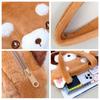 Cute Animal Shoulder Bag Embroidery Red Panda Handbag Portable Red Panda Plush Bag  School
