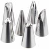 Shimotori Seisakusho Decorative Pastry Tip Set (6 Pieces), Made In Japan, 301