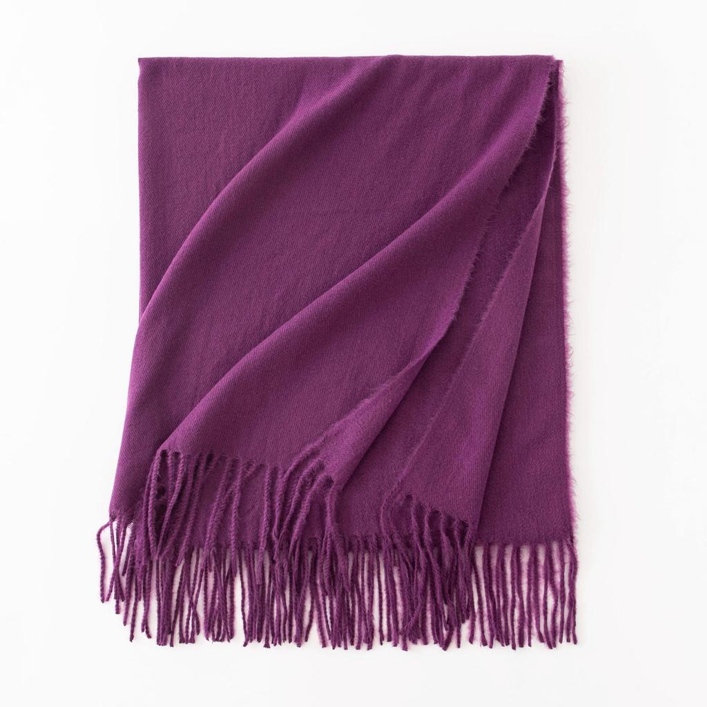 Cashmere Feel Scarf Autumn and Winter Korean Imitation Cashmere Girls High End Shawl Warm Scarf