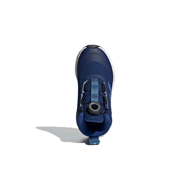 adidas Fortarun Freelock All Terrain K Нескользящие Прочные Кроссовки с Высоким Верхом Детские Кроссовки Индиго FZ5473