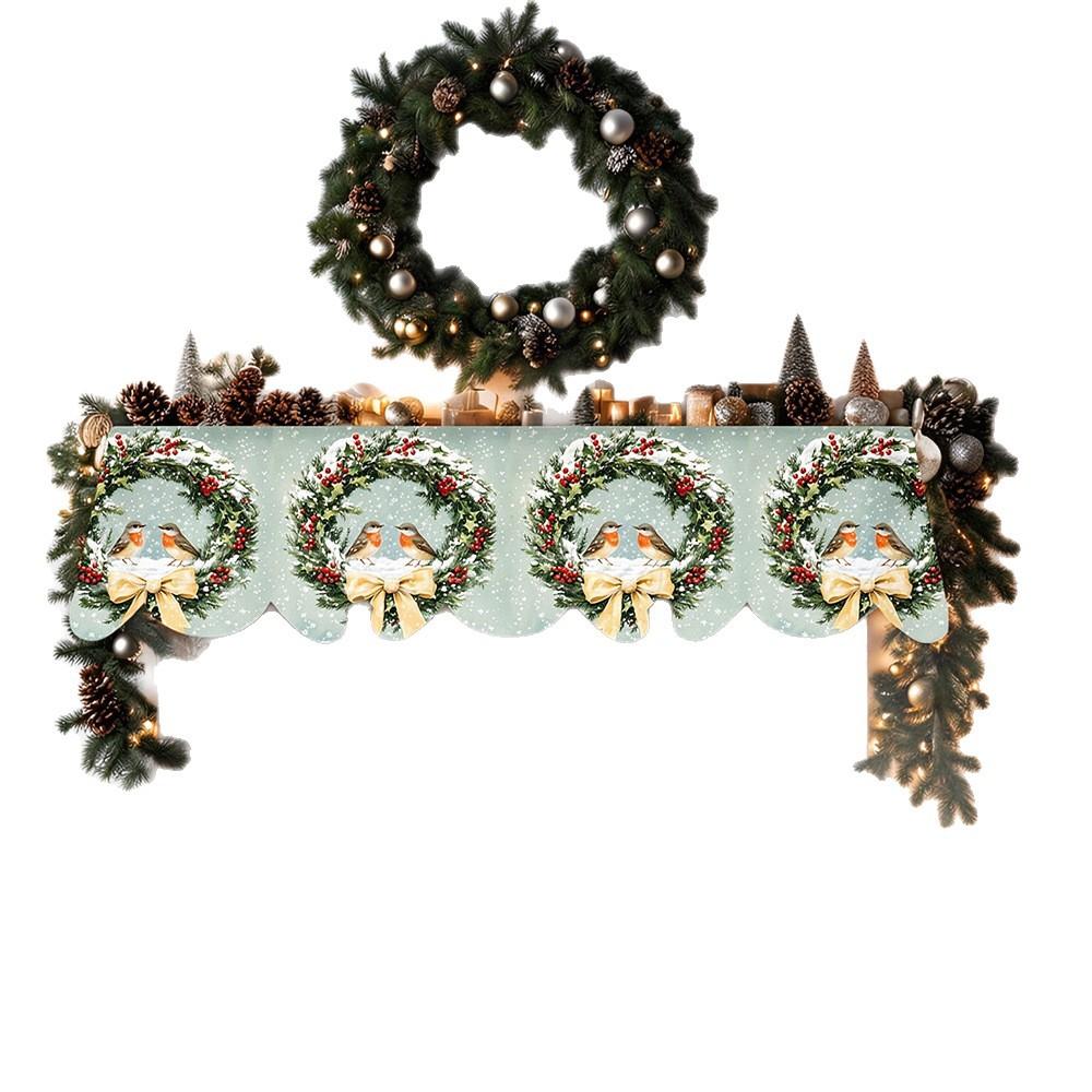 Christmas Snowman Fireplace Scarf Christmas Decorations for Home Xmas Living Room Ornament Navidad Natal New Year Decorations