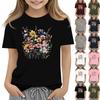 Футболки для малышей, девочек и мальчиков, детские футболки с короткими рукавами и принтом для мальчиков и девочек 1-12 лет