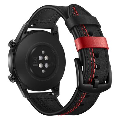 Кожаный ремешок 22 мм для часов Huawei GT-2-2e-pro GT2 GT2e, браслет 46 мм, браслет Samsung Gear S3 Frontier/Galaxy Watch 3, ремешок 45 мм/46 мм