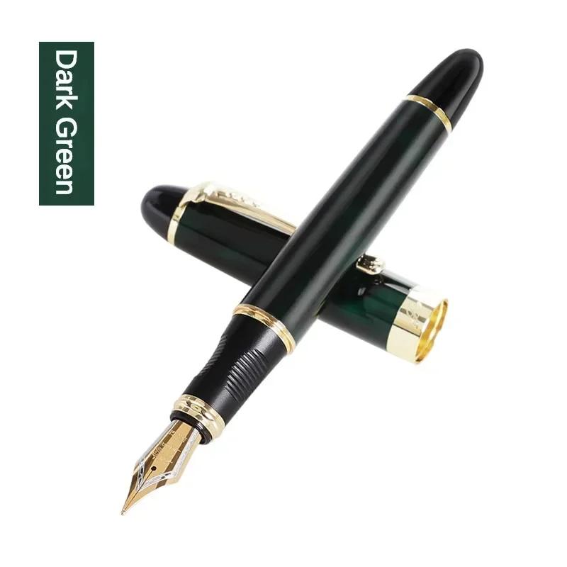 Перьевая ручка Jinhao X450 M/Изогнутое тонкое перо Ираурита Роскошные элегантные ручки Чернила для ручек Канцелярские товары для офиса и школы PK 9019