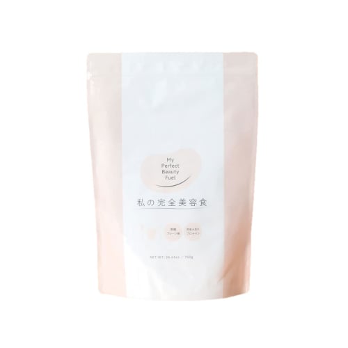 My Complete Beauty Food, Brown Sugar Plain Flavor, Large Pack (750g) Made with Japanese Ingredients, FemCare Soy Protein, Non-GMO, Non-Genome Edited,