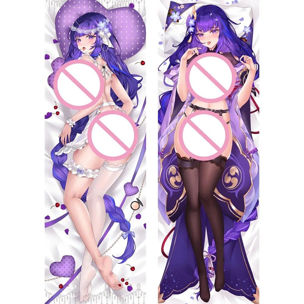 Genshin Impact Beelzebul Raiden Shogun Dakimakura наволочка обнимая аниме тело наволочка отаку постельные принадлежности наволочка с принтом