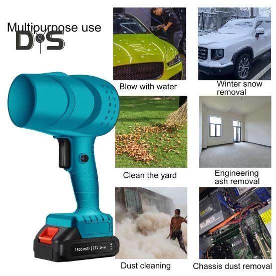 Беспроводная воздуходувка для листьев, сжатый воздух, пылеуловитель с бесщеточным двигателем, многофункциональная портативная электрическая воздуходувка с турбонаддувом