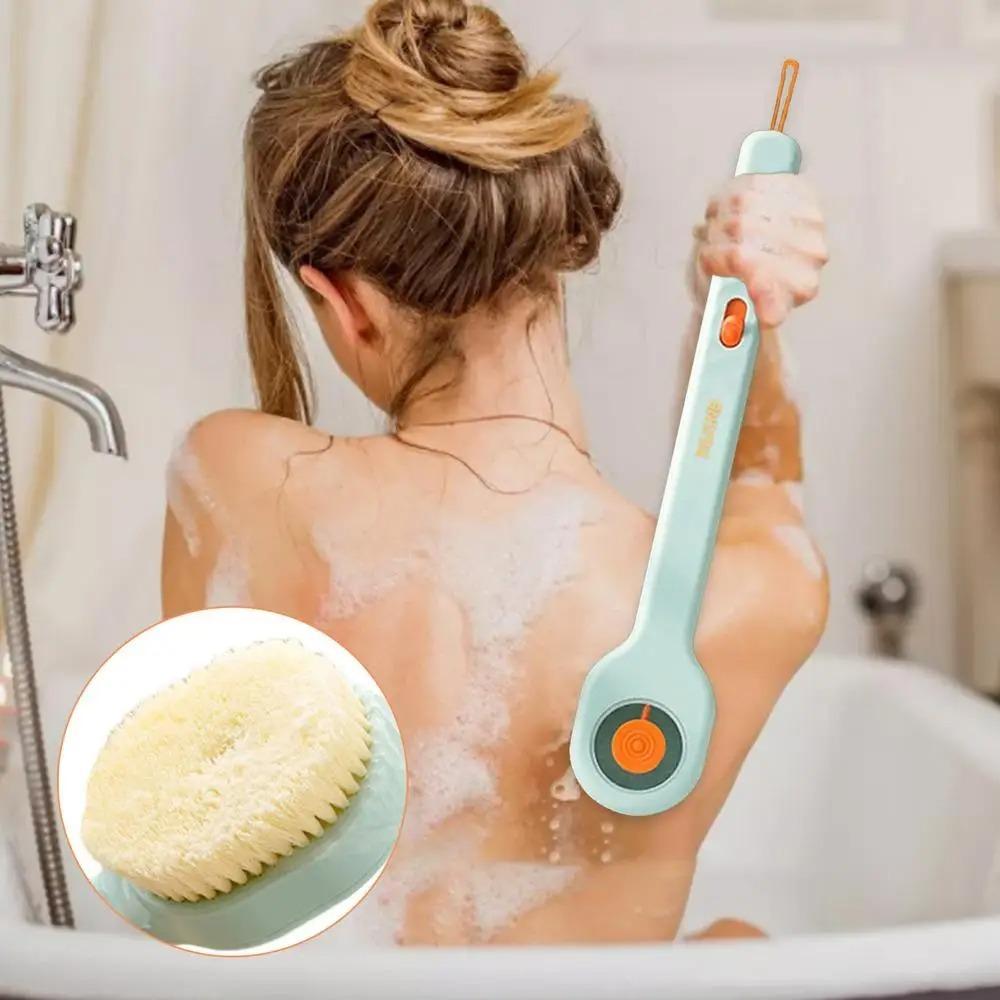 Длинная ручка щетка для душа удобная щетка для спины креативная массажная щетка для ванной комнаты дома