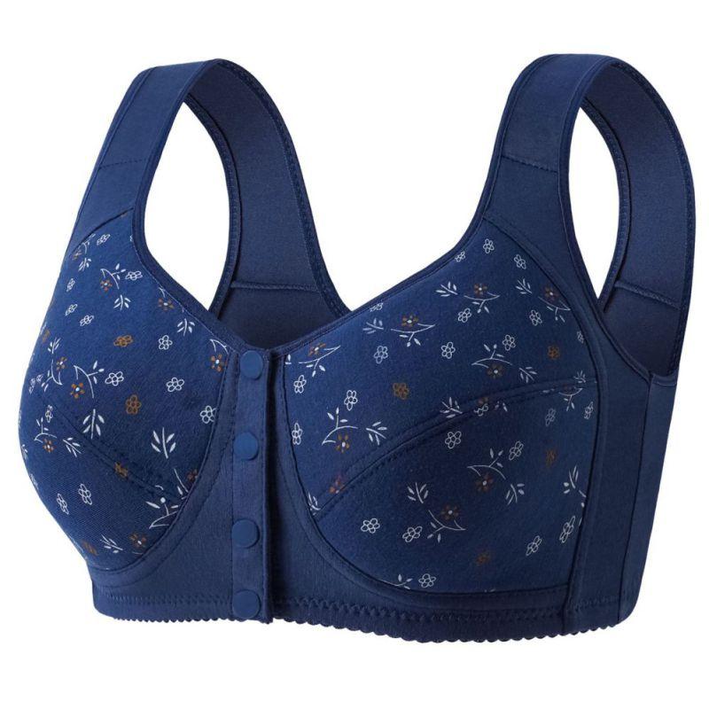 Женский бюстгальтер большого размера с передней застежкой Бюстгальтер на широких бретелях