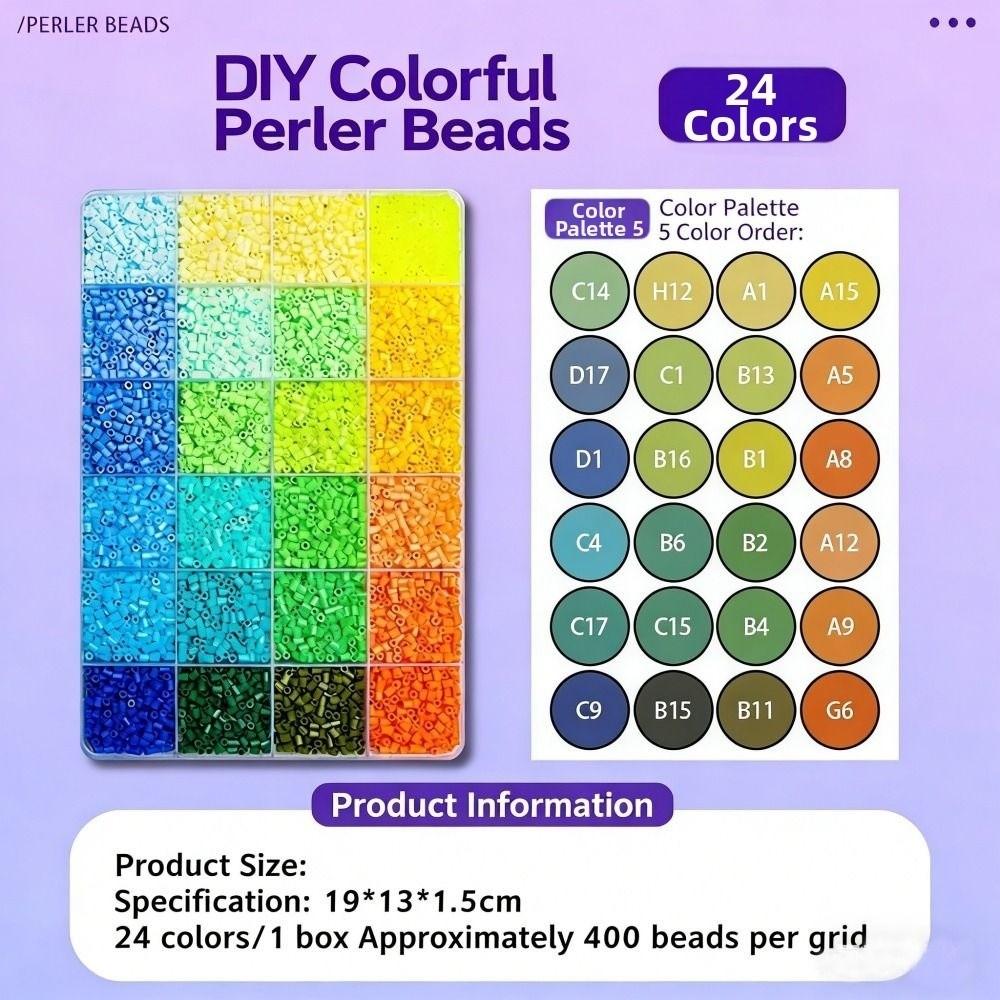 2.6mm Fuse Beads Collage Beans Tool Plastic Beads Electric Iron Handmade Beads Toy