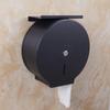 Stainless Steel Wall-Mounted Waterproof Toilet Paper Holder - Punch-Free Large Roll Design