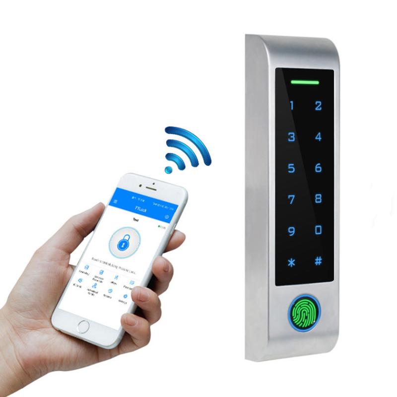 IP66 Outdoor Standalone Blue-tooth Access Control System Doorbell Gym School Villa Smart Access Control Keypad APP Manage User