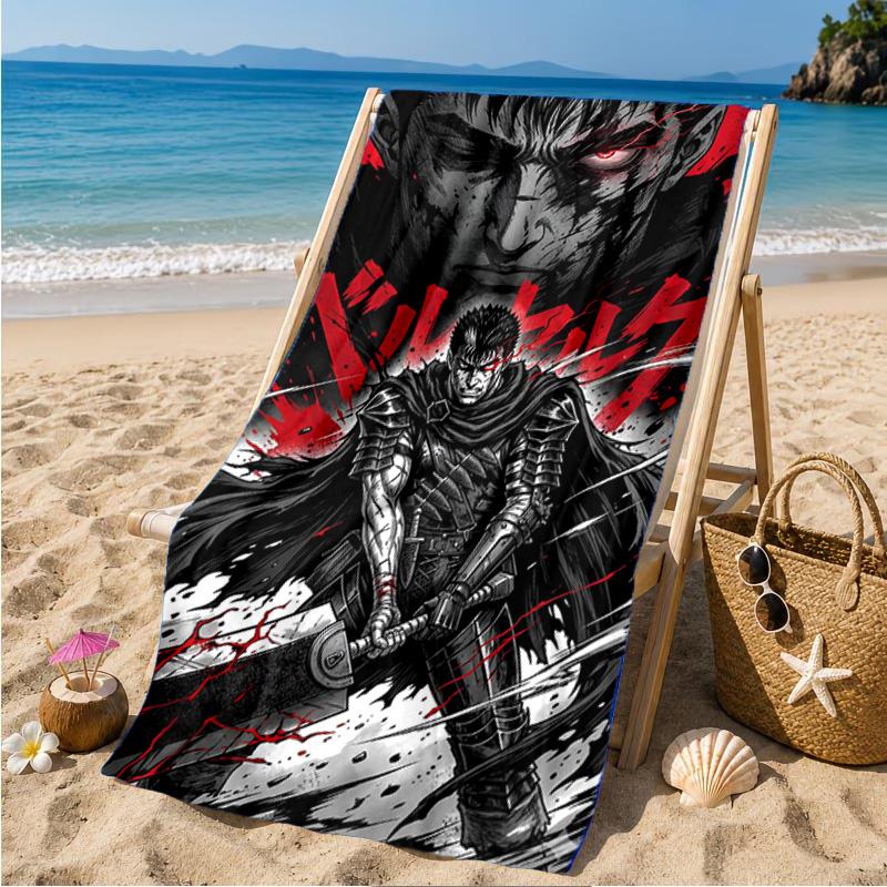 Dark Warrior Rising Beach Towel Microfiber Beach Towel, Lightweight and Quick-Dry, for Summer Travel, Swimming Pool Fan Birthday Gift