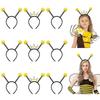9 pièces Antenna Bee Serre-têtes Cheveux Tête d'Abeille Réaliste Serre-têtes de Fête pour Spectacle Cosplay Festivals Fête