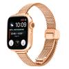 Миланский ремешок для Apple Watch Series 10 9 8 7 SE 6 5 4 3 2 1 42 мм 41 мм 40 мм 38 мм Ремешок из нержавеющей стали с узором «елочка»