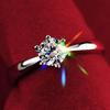 Women Clear Wedding Bridal Engagement Party Jewelry Ring Size 4-11