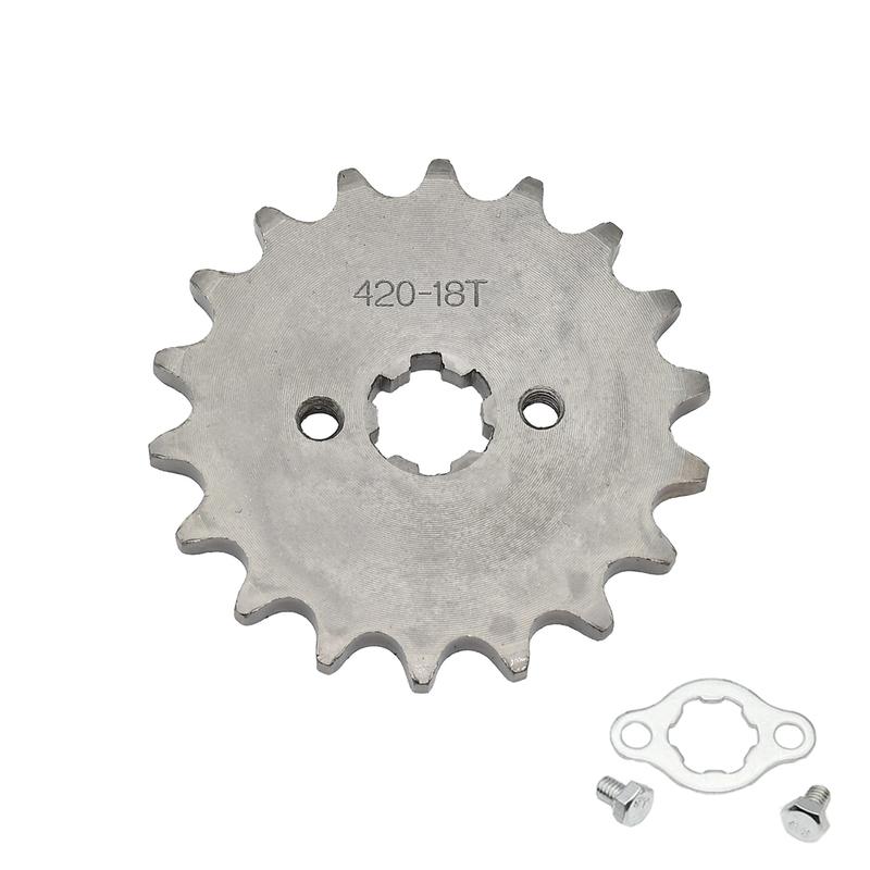 420 10T 11T 12T 13T 14T 15T 16T 17T 18T 19T Tooth 17mm ID Front Engine Sprocket Motorcycle Part