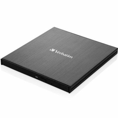 Verbatim Внешний Slimline Blu-Ray рекордер + Кабель USB 3.0 Черный/Black 43890