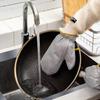 2/5Pcs Dishwashing Gloves Grid Weaving Technology Reusable Kitchen Cleaning Gloves Utensils Counters Tableware