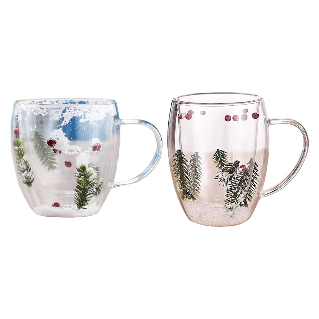 Изолированные чайные чашки для активного отдыха, идея подарка, стеклянная чашка с двойными стенками, кружки из боросиликатного стекла