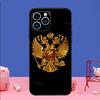 Россия Русский Герб Чехол для Телефона Для iPhone 16 15 11 12 13 14 Pro Max Mini X XS XR Plus SE2 Funda Coque Capa Cover