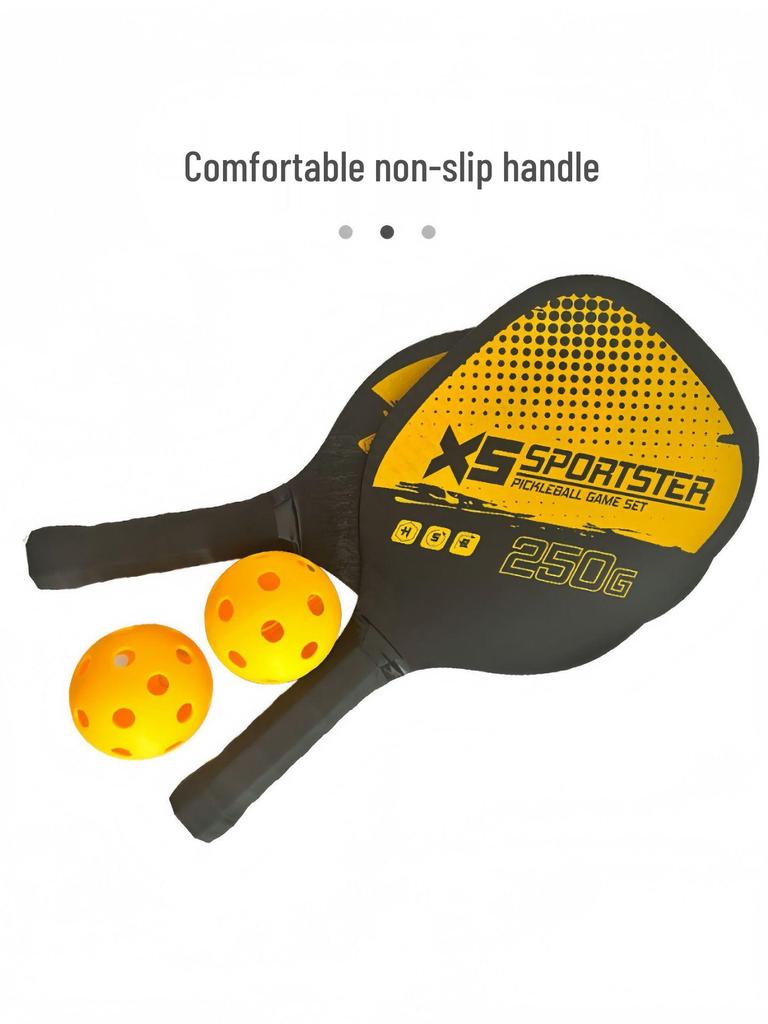 Набор для тренировок с пиклболом из тополя (ракетка и мяч) для фитнеса и занятий спортом на открытом воздухе