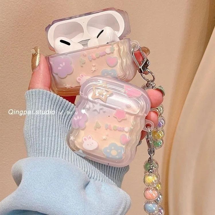 Подходящий защитный чехол для AirPods 1, пятнистая звездная цепочка, чехол для наушников airpodspro1, третье поколение pro